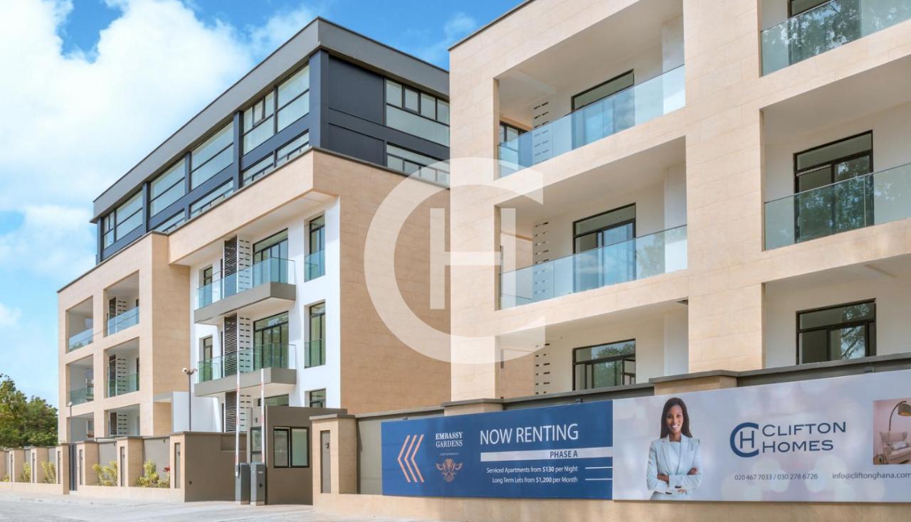 Embassy Gardens By Clifton Homes อักกรา ภายนอก รูปภาพ